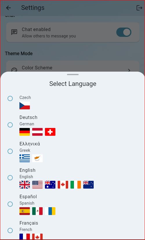 Multi-language support